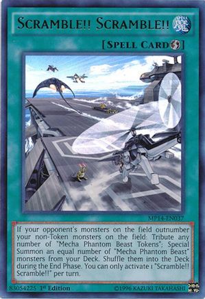 Scramble!! Scramble!! (MP14-EN037) - 2014 Mega-Tins Mega Pack 1st Edition