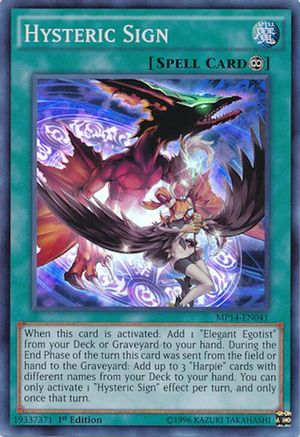 Hysteric Sign (MP14-EN041) - 2014 Mega-Tins Mega Pack 1st Edition