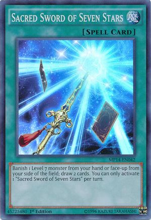 Sacred Sword of Seven Stars (MP14-EN042) - 2014 Mega-Tins Mega Pack 1st Edition