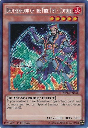 Brotherhood of the Fire Fist - Coyote (MP14-EN054) - 2014 Mega-Tins Mega Pack Unlimited