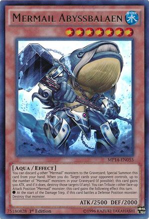 Mermail Abyssbalaen (MP14-EN055) - 2014 Mega-Tins Mega Pack Unlimited