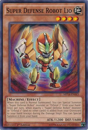 Super Defense Robot Lio (MP14-EN063) - 2014 Mega-Tins Mega Pack Unlimited