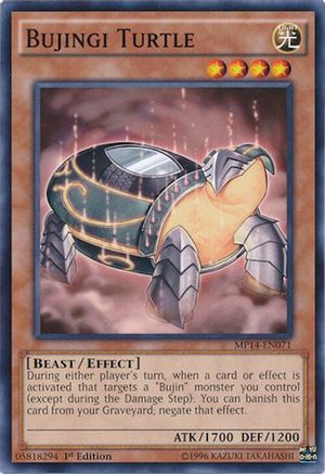 Bujingi Turtle (MP14-EN071) - 2014 Mega-Tins Mega Pack 1st Edition