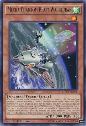 Mecha Phantom Beast Warbluran (MP14-EN075) - 2014 Mega-Tins Mega Pack Unlimited