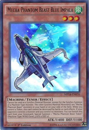 Mecha Phantom Beast Blue Impala (MP14-EN076) - 2014 Mega-Tins Mega Pack 1st Edition