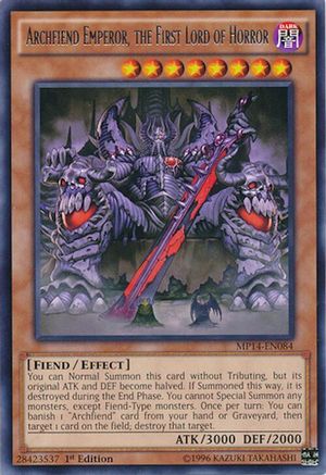Archfiend Emperor, the First Lord of Horror (MP14-EN084) - 2014 Mega-Tins Mega Pack Unlimited