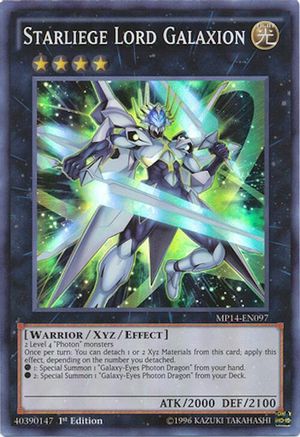 Starliege Lord Galaxion (MP14-EN097) - 2014 Mega-Tins Mega Pack 1st Edition