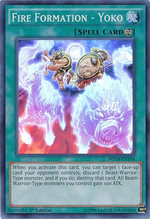 Fire Formation - Yoko (MP14-EN104) - 2014 Mega-Tins Mega Pack 1st Edition