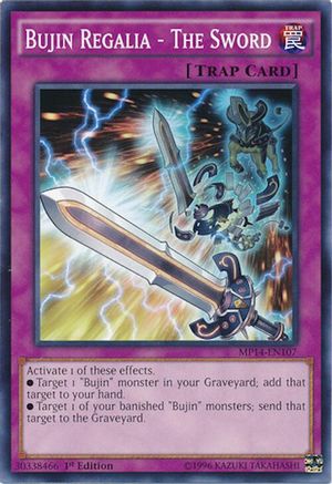 Bujin Regalia - The Sword (MP14-EN107) - 2014 Mega-Tins Mega Pack Unlimited