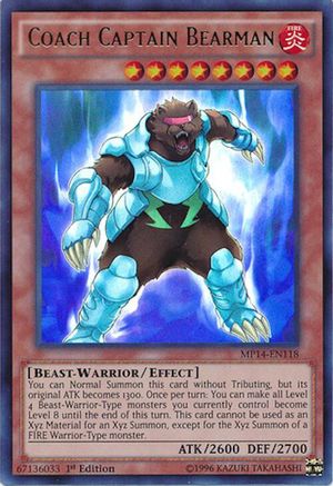 Coach Captain Bearman (MP14-EN118) - 2014 Mega-Tins Mega Pack Unlimited