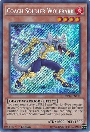 Coach Soldier Wolfbark (MP14-EN119) - 2014 Mega-Tins Mega Pack Unlimited
