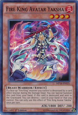 Fire King Avatar Yaksha (MP14-EN121) - 2014 Mega-Tins Mega Pack 1st Edition
