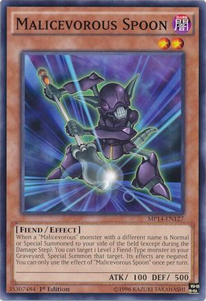 Malicevorous Spoon (MP14-EN127) - 2014 Mega-Tins Mega Pack 1st Edition