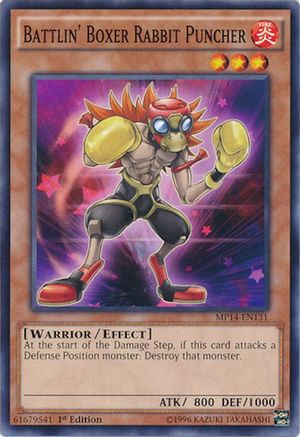 Battlin' Boxer Rabbit Puncher (MP14-EN131) - 2014 Mega-Tins Mega Pack Unlimited