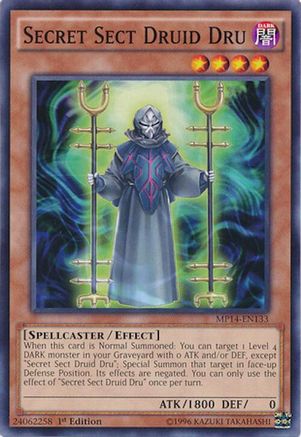 Secret Sect Druid Dru (MP14-EN133) - 2014 Mega-Tins Mega Pack 1st Edition