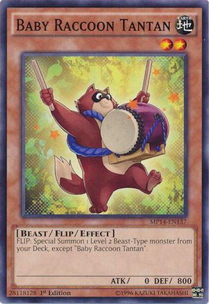 Baby Raccoon Tantan (MP14-EN137) - 2014 Mega-Tins Mega Pack 1st Edition