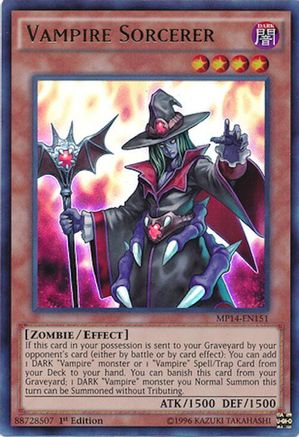Vampire Sorcerer (MP14-EN151) - 2014 Mega-Tins Mega Pack Unlimited