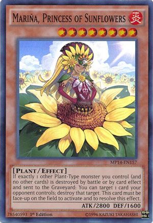 Mariña, Princess of Sunflowers (MP14-EN157) - 2014 Mega-Tins Mega Pack 1st Edition