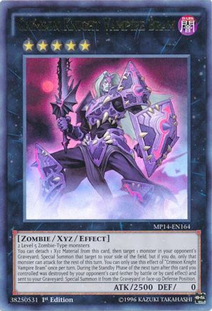 Crimson Knight Vampire Bram (MP14-EN164) - 2014 Mega-Tins Mega Pack Unlimited