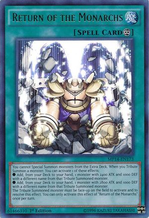 Return of the Monarchs (MP14-EN173) - 2014 Mega-Tins Mega Pack Unlimited