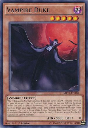 Vampire Duke (MP14-EN180) - 2014 Mega-Tins Mega Pack Unlimited