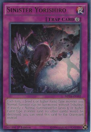 Sinister Yorishiro (MP14-EN182) - 2014 Mega-Tins Mega Pack Unlimited