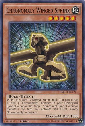 Chronomaly Winged Sphinx (MP14-EN191) - 2014 Mega-Tins Mega Pack Unlimited