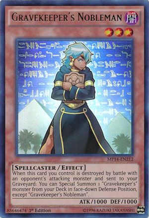 Gravekeeper's Nobleman (MP14-EN212) - 2014 Mega-Tins Mega Pack Unlimited