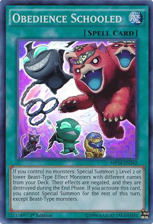 Obedience Schooled (MP14-EN242) - 2014 Mega-Tins Mega Pack Unlimited