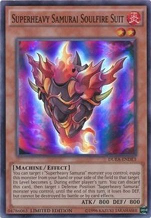Superheavy Samurai Soulfire Suit (DUEA-ENDE3) - Duelist Alliance: Deluxe Edition Limited