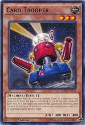 Card Trooper (SDGR-EN016) - Structure Deck: Geargia Rampage 1st Edition