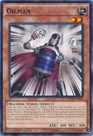 Oilman (SDGR-EN018) - Structure Deck: Geargia Rampage 1st Edition
