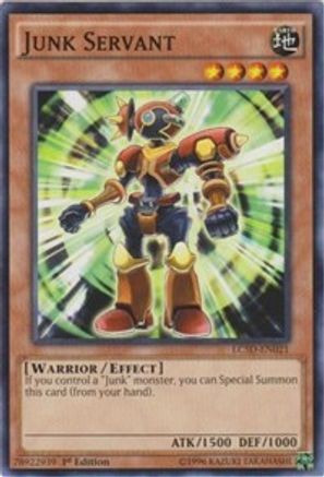 Junk Servant (LC5D-EN021) - Legendary Collection 5D's 1st Edition
