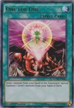 One for One (LC5D-EN045) - Legendary Collection 5D's 1st Edition