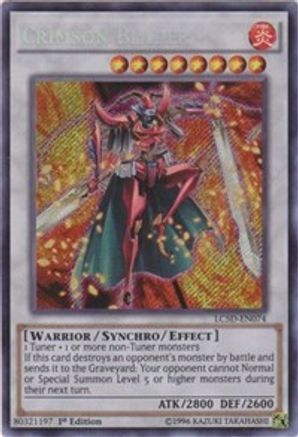 Crimson Blader (LC5D-EN074) - Legendary Collection 5D's 1st Edition