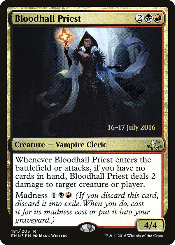 Bloodhall Priest [Eldritch Moon Prerelease Promos]