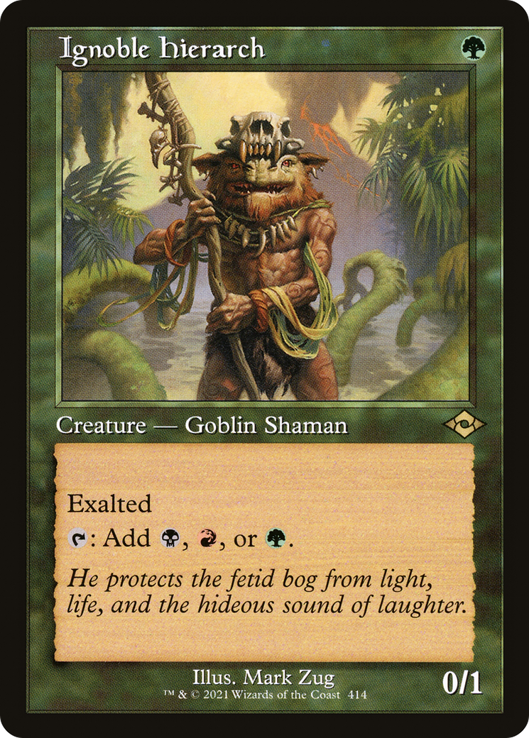 Ignoble Hierarch (Retro Foil Etched) [Modern Horizons 2]