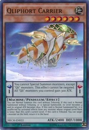 Qliphort Carrier (NECH-EN022) - The New Challengers Unlimited