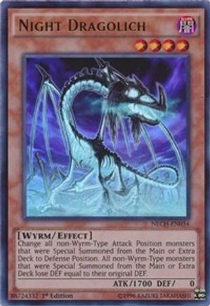 Night Dragolich (NECH-EN034) - The New Challengers 1st Edition
