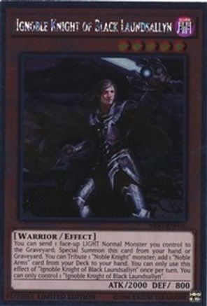 Ignoble Knight of Black Laundsallyn (NKRT-EN005) - Noble Knights of the Round Table Box Set Limited