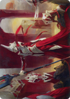 Porcelain Zealot // Porcelain Zealot (AONE-008) - Phyrexia: All Will Be One Art Series (Borderless)