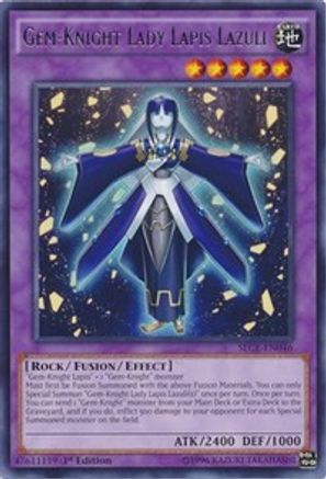 Gem-Knight Lady Lapis Lazuli (SECE-EN046) - Secrets of Eternity Unlimited