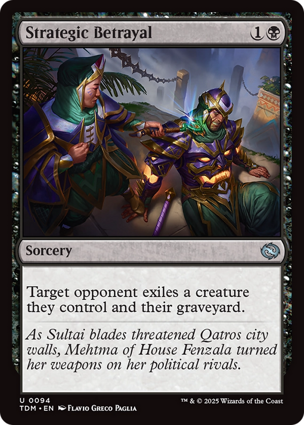 Strategic Betrayal [Tarkir: Dragonstorm]