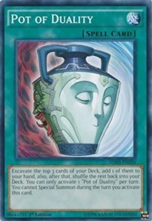 Pot of Duality (SDHS-EN034) - Structure Deck: HERO Strike Unlimited