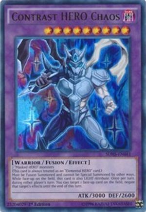 Contrast HERO Chaos (SDHS-EN041) - Structure Deck: HERO Strike 1st Edition