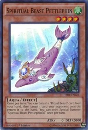 Spiritual Beast Pettlephin (THSF-EN026) - The Secret Forces 1st Edition