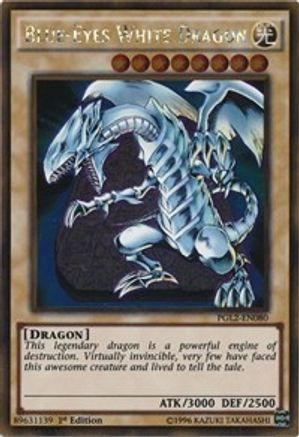 Blue-Eyes White Dragon (PGL2-EN080) - Premium Gold: Return of the Bling 1st Edition