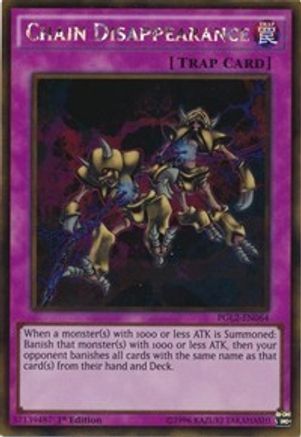 Chain Disappearance (PGL2-EN064) - Premium Gold: Return of the Bling Unlimited
