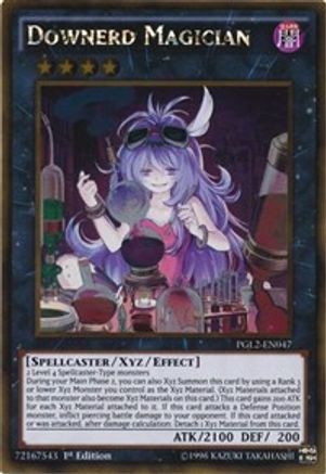 Downerd Magician (PGL2-EN047) - Premium Gold: Return of the Bling 1st Edition