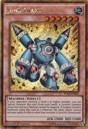 Junk Giant (PGL2-EN001) - Premium Gold: Return of the Bling Unlimited
